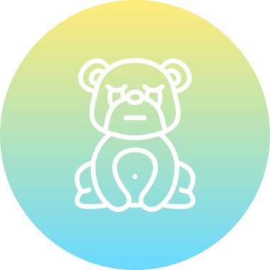 Bağıra bağıra ağlayan stil yenilenmiş yaratıcı tasarım elementi