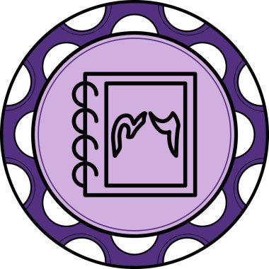 Forty Six  web icon vector illustration