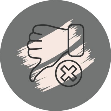 Web simgesi vektör illüstrasyonundan hoşlanmadım