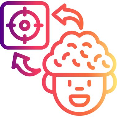 hedef web simge vektör çizim