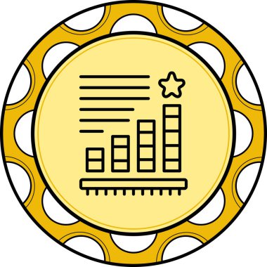 Yıldız Grafiği Asgari Dijital Grafik Sembolü