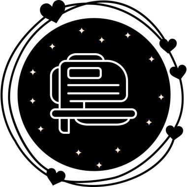 Yapboz ağ ikonu vektör illüstrasyonu