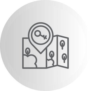 Konum Anahtarı Modern Soyut Yaratıcı Tasarım Varlığı