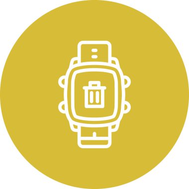 Akıllı Saat Çöp Dengeli Profesyonel Markalaşma Grafik Sembolü