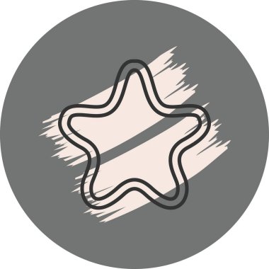 1 YıIdız Gözden Geçirmesi Profesyonel Düz Grafik Sembolü