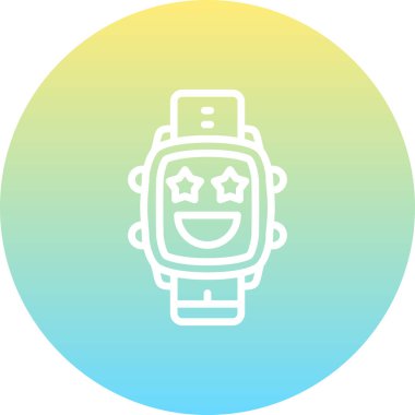 Starstruck Professional Flat Grafik Sembolünü İzle