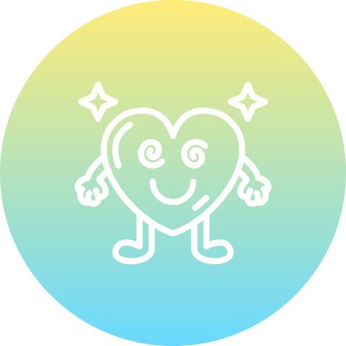 Hipnotize edilmiş Kalp Profesyonel Temizlik Arayüzü Grafik Özelliği