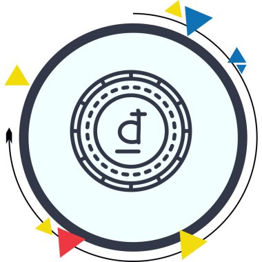 Vietnam Madeni Para Yaratıcı Eşsiz Ürün Tasarım Elemanı