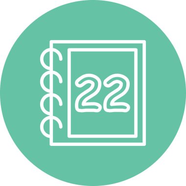 22 Web simgesi vektör illüstrasyonu