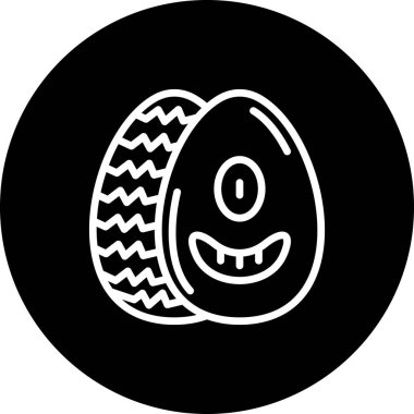 Paskalya Kiklops Yumurta Dengeli Profesyonel Düz Sanat Düzeni