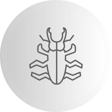 Uygulama veya web sayfası için böcek böceği logosu