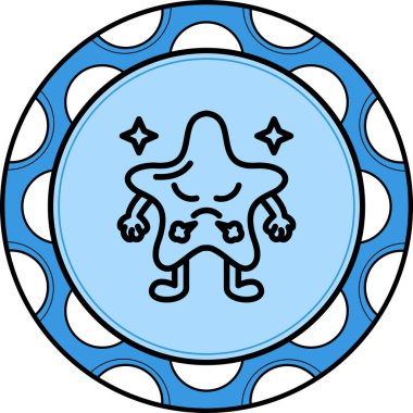 Buharlı Yıldız Yaratıcı Eşsiz Ürün Tasarım Elemanı