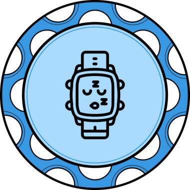 Uyuyan Telefon Yüksek Kaliteli Modern Vektör Elementini İzle