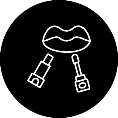 Dudak Makyajı Simgesi, Basit Görüntü