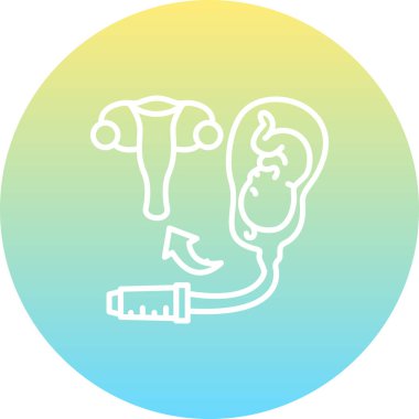 Amniyotik Kese Yaratıcı İşlevsel Web Grafik Sembolü