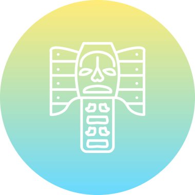 Totem Belirgin Profesyonel Yaratıcı Grafik Elementi