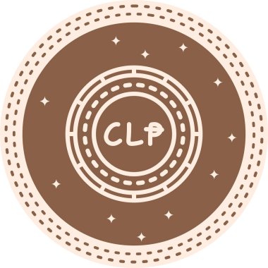 Şili Pezosu Bozuk Para Yenilikçi Minimum Ürün Tasarımı Düzeni