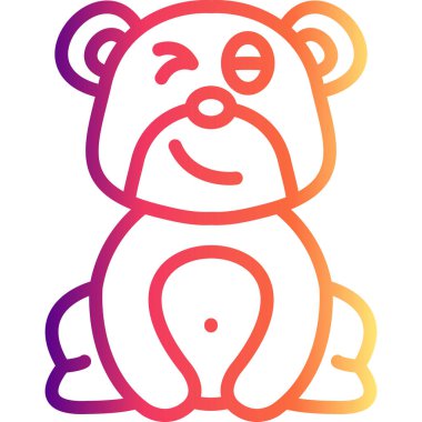 Bear Wink Minimum Gelişmiş Marka Tasarımı Varlığı