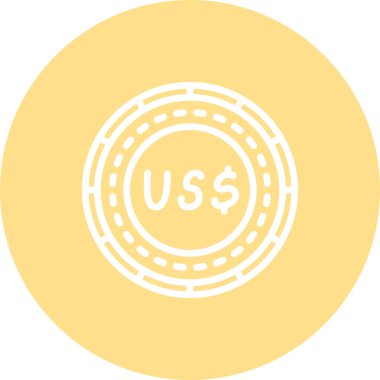 Palau Bozuk Para Rafineri Zarif Vektör Sanatı Nesnesi