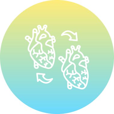 Kalp Nakli Yüksek Çözünürlüklü Sanat Sembolü