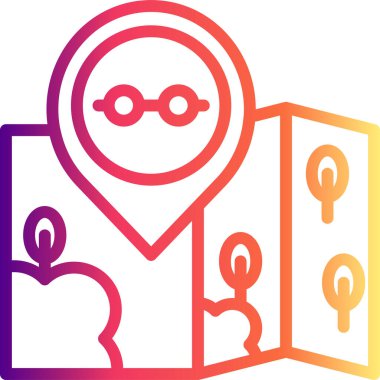 Konum Gözlüğü Simgesi, Basit Görüntü