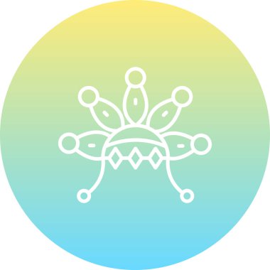 Hint Şapkası Eşsiz Yenilikçi Dijital Grafik Sembolü