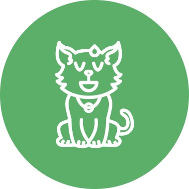 Rahatlamış Kedi Profesyonel Temizlik Arayüzü Grafik Özelliği