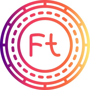 Macaristan Sikkesi Yüksek Çözünürlüklü Sanat Sembolü