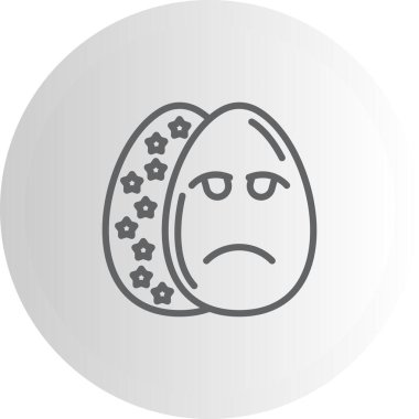 Paskalya Hüzünlü Yumurta Belirgin Asgari Markalaştırma Vektörü Varlığı