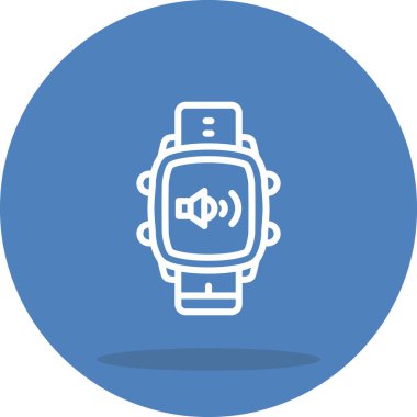 Akıllı Saat Ses Gelişmiş Web Arayüzü Sembolü