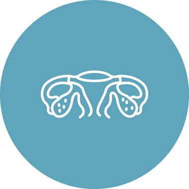 Yumurtalıklar Rafted Temiz Dijital Grafik Düzeni