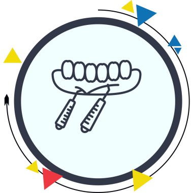 Gingival Cerrahi Yaratıcı Yüksek Çözünürlüklü Grafik Elementi