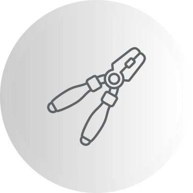 Kerpeten simgesi, vektör illüstrasyonu basit tasarım