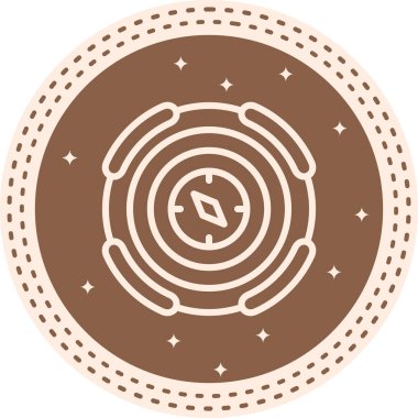 Pusula aracı gezinme web simgesi