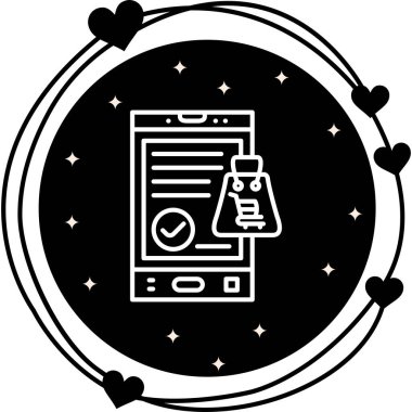 Simge vektör illüstrasyon tasarımını sakla