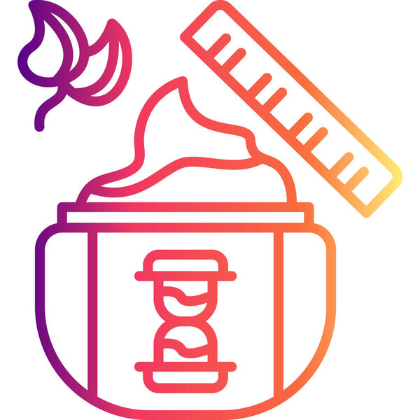 Anti Aging Cream Modern Abstract Creative Design Asset