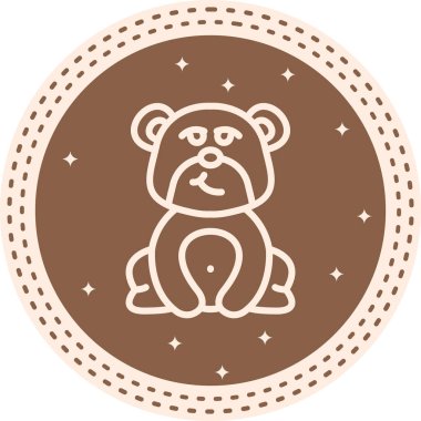 Neşeli Gülüşlü Ayı Temiz Ürün Tasarımı Nesnesi