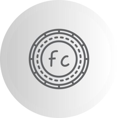 Demokratik Cumhuriyet Madeni Parası Modern Markalaşma Vektör Varlığı