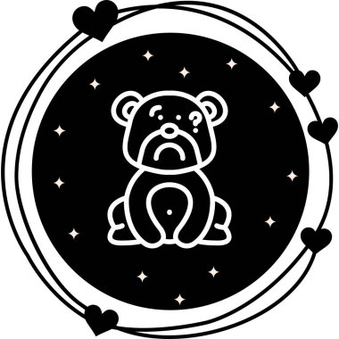 Düşünen Ayı Dinamik Sofistike Düz Sanat Düzeni