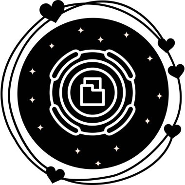 Klasör web simge vektör çizim