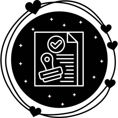 Belge Simgesi. Web Kullanımı için Basit Vektör İllüstrasyonu.