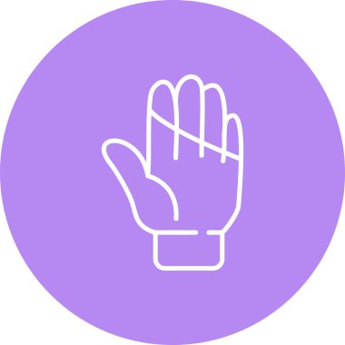 Siyanoz ağ simgesi vektör illüstrasyonu