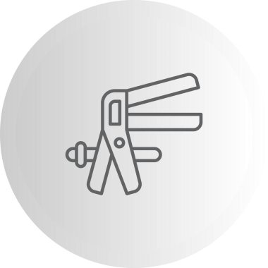 Vajinal Spekulum Belirgin Temiz Damgalama Grafik ŞekliName