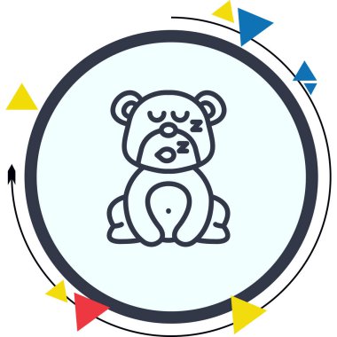Uyuyan Ayı uygulamaları ya da web sayfaları için simgesi