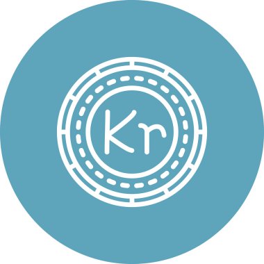 İsveç Krona Bozuk Para Tarzı İşlevsel Web Arayüzü Elementi