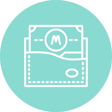 Lesotho Cüzdan Biçimli Özel Vektör Tasarım Varlığı