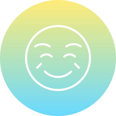 Joy simgesi basit düz çizim