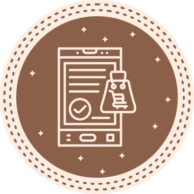 Simge vektör illüstrasyon tasarımını sakla