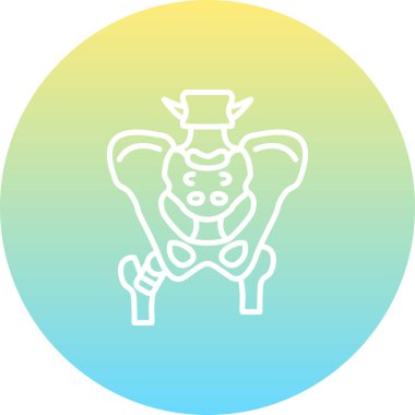 Kalça Değiştirme Premium Çağdaş Düz Vektör Özelliği