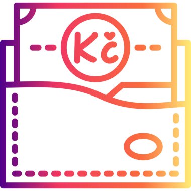 Çek Koruna Cüzdanı Gösterişli Modern Yaratıcı Sanat Düzeni